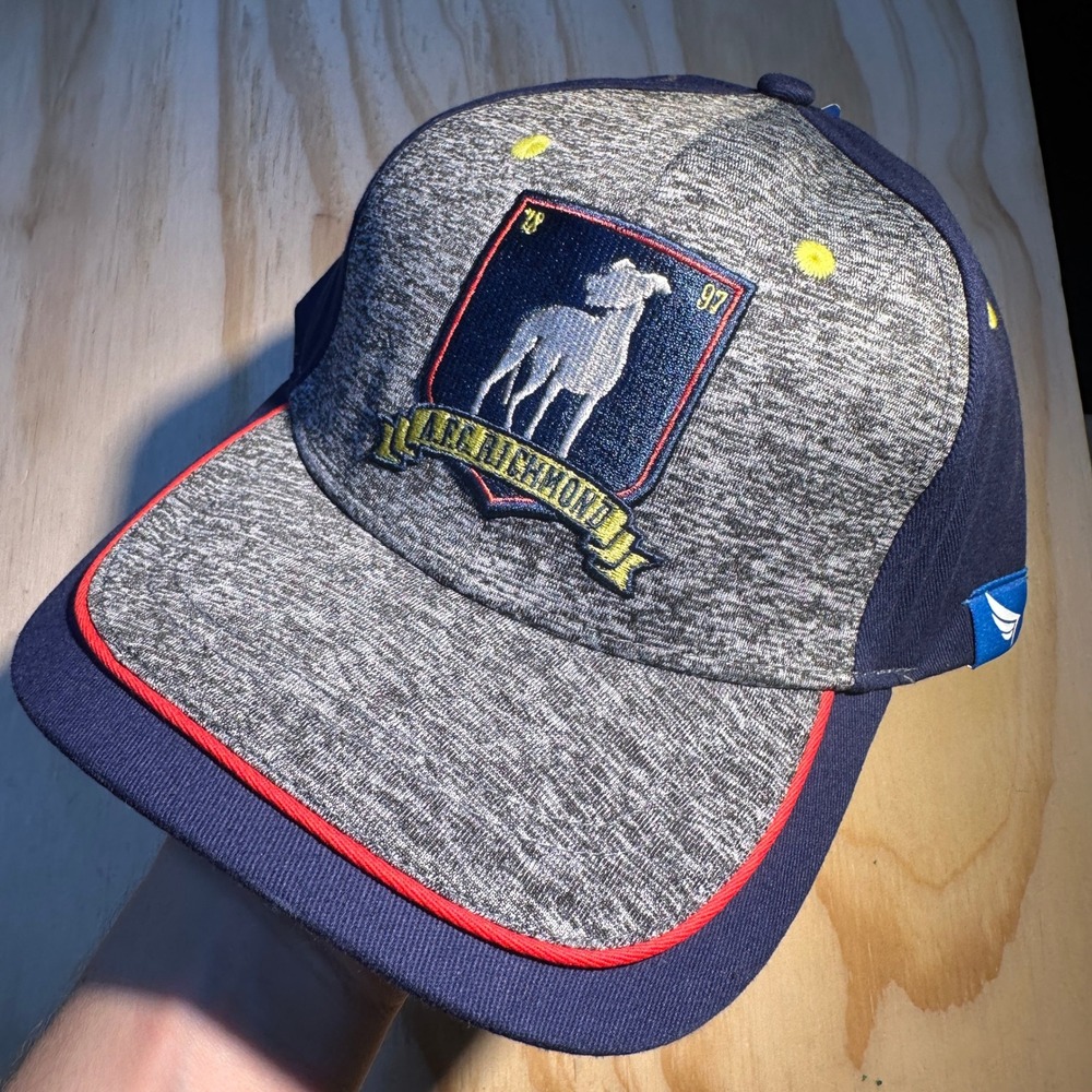 Ted Lasso AFC Richmond Snapback Hat Navy Blue Heather Gray OS Unisex New